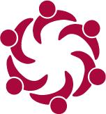 Selbsthilfegruppen Mandy Nahrstedt in Bernburg - Gemeinsam statt einsam - Logo Tribal rot
